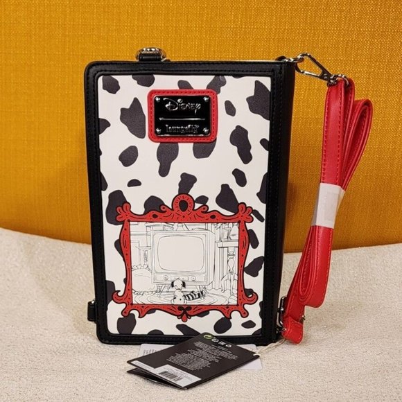 Loungefly Disney 101 Dalmatians Story Book Convertable Backpack Crossbody Bag main image 10